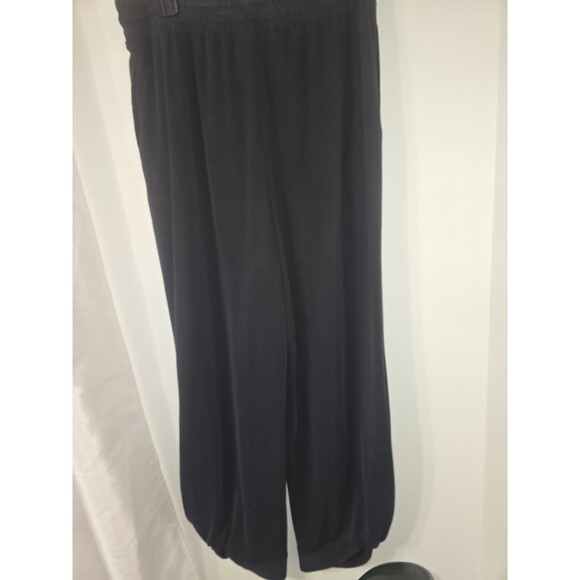 Anthropologie Saturday/Sunday Charcoal Gray Ribbed Harem Pants Boho Lounge M - Picture 3 of 8